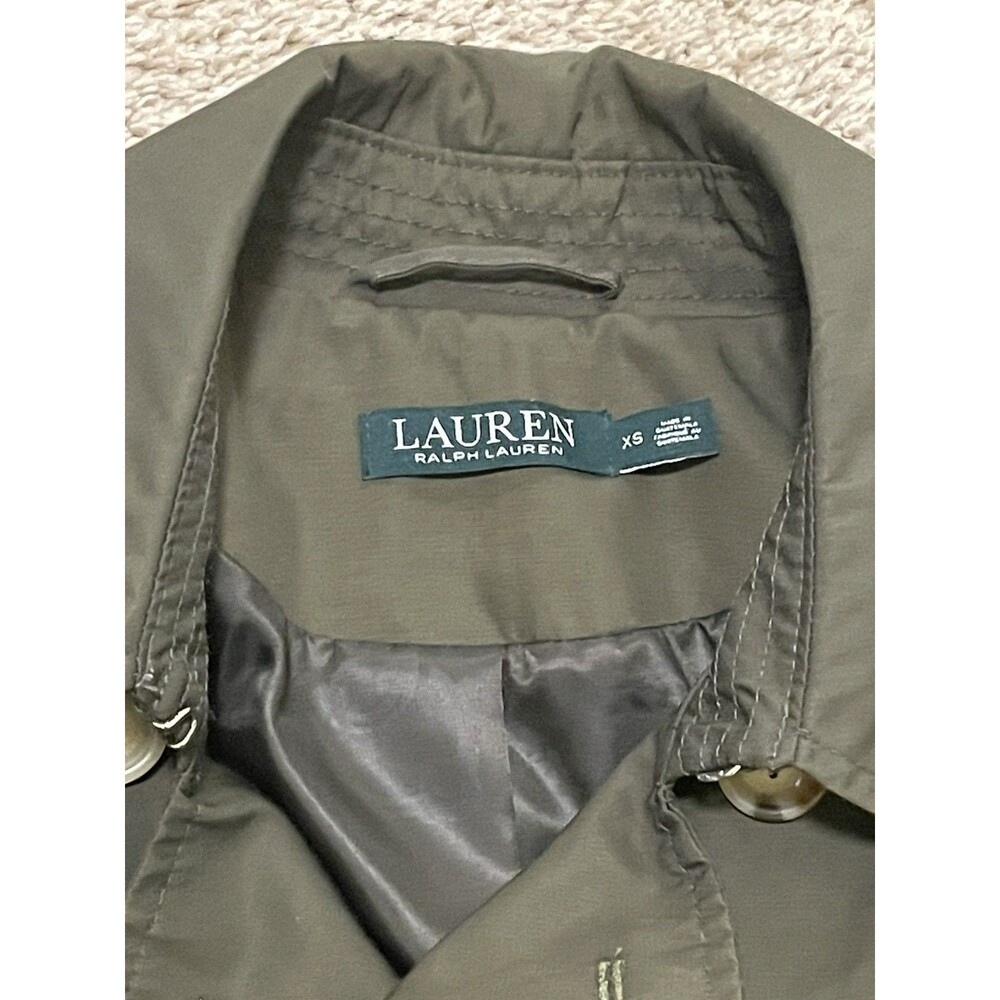 Lauren Ralph Lauren Jacket Womens XS Green Double Breasted Coat - Picture 7 of 8